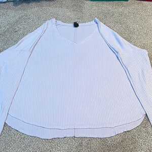 Wild Fable Lavender Long Sleeve V-Neck Top